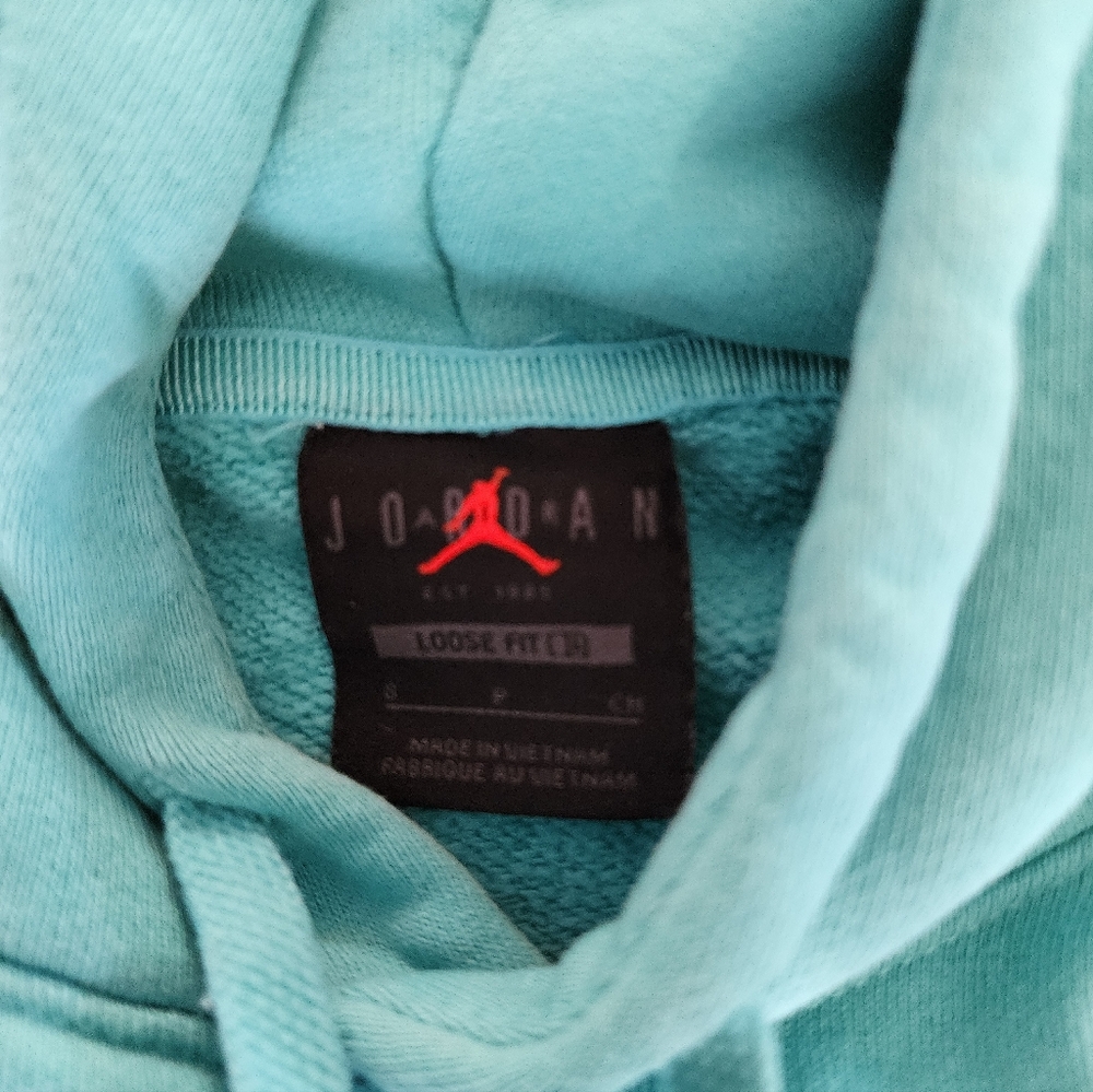 Womens Teal Jorden Hoodie - Picture 4 of 7